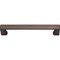 Jeffrey Alexander 128 mm Center-to-Center Brushed Oil Rubbed Bronze Square Boswell Cabinet Pull 177-128DBAC - alternate 2